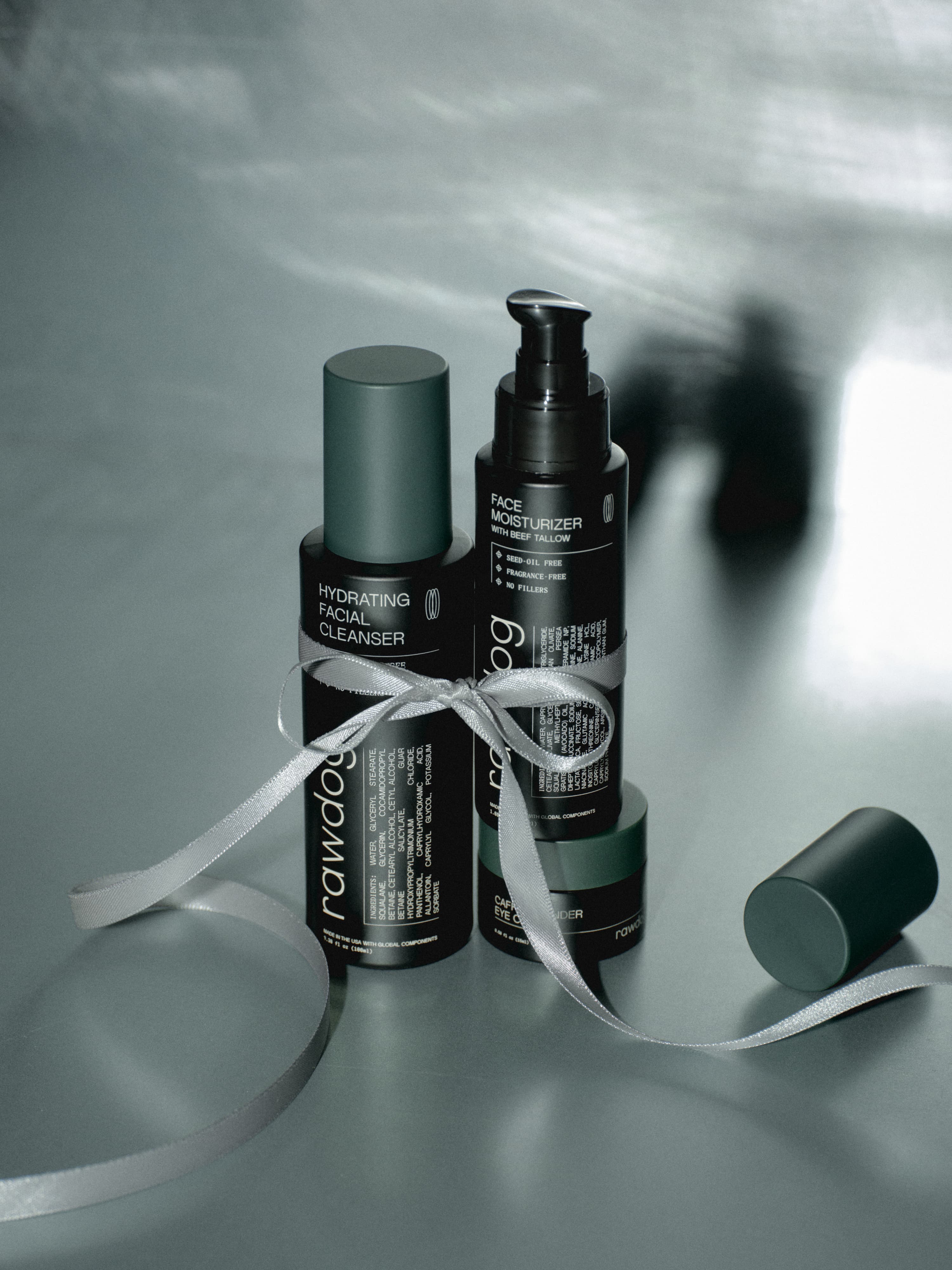 RAWDOG Core Set - Cleanser, Moisturizer, Eye Cream bundle