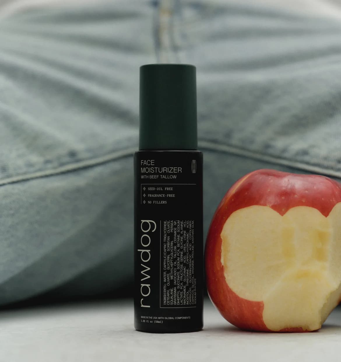 RAWDOG Face Moisturizer with apple - protecting male hormonal health