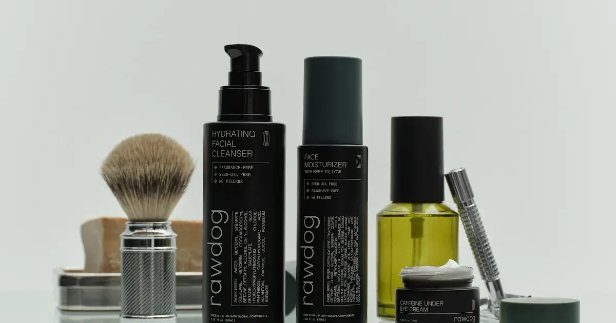 RAWDOG skincare products formulated without intentionally added microplastics